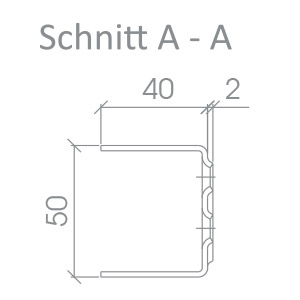 Ladder rung profiles Variante 3 l
