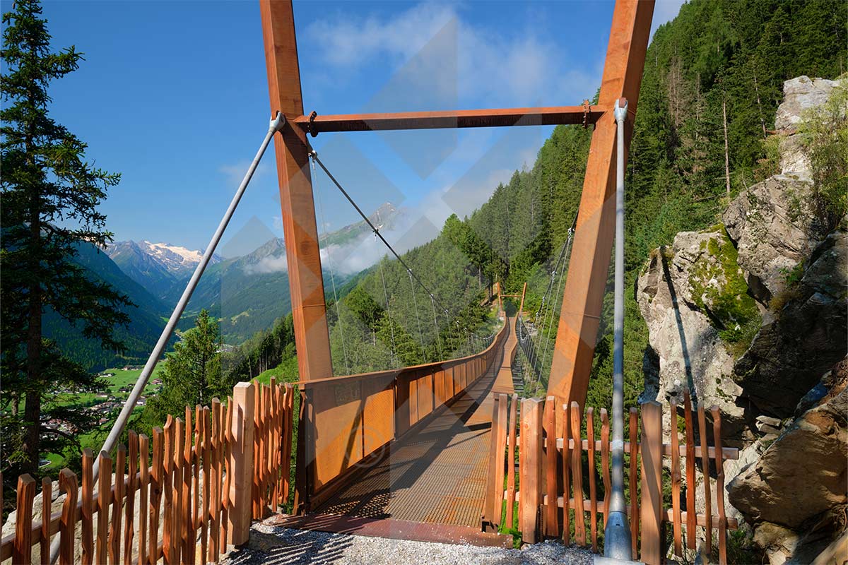 Hängebrücke-Stubaital